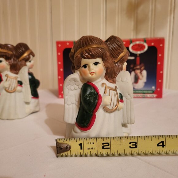 Vintage Christmas Porcelain Candle Holder - Set of 2 - River Grove Pottery works - Picture 10 of 10